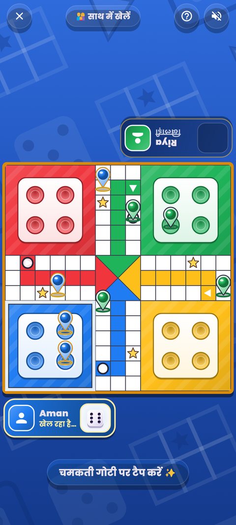 Ludo in Hindi, Pass and Play